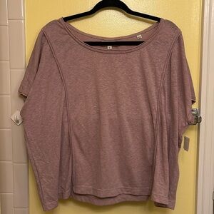 Max Studio Linen Blend Top Size XL